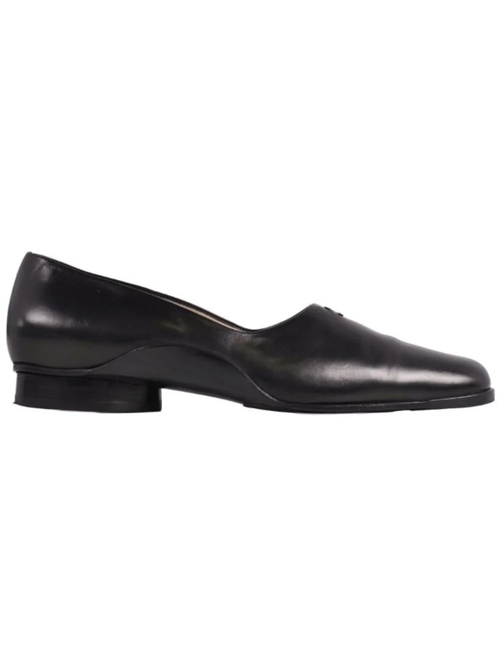 Chanel Vintage Pumps CC Logo Leather Hi Heel
